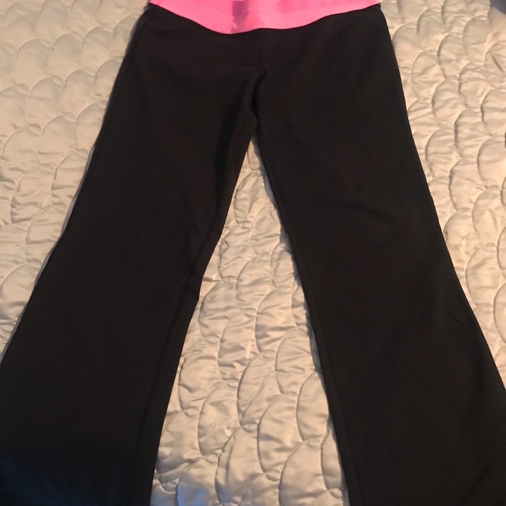 Lululemon women’s wide leg pant w pink waist